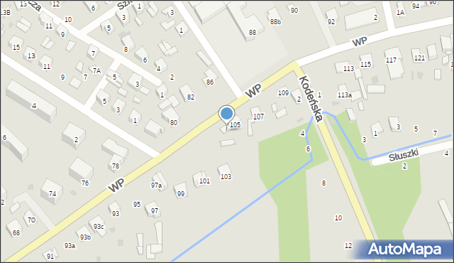 Terespol, Wojska Polskiego, 105a, mapa Terespol