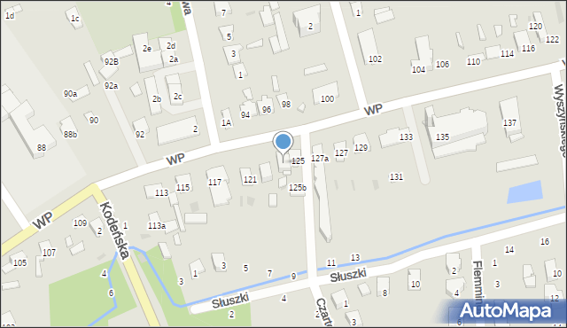 Terespol, Wojska Polskiego, 125a, mapa Terespol