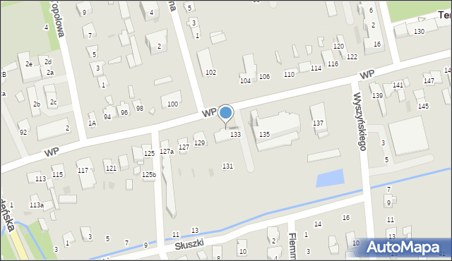 Terespol, Wojska Polskiego, 133A, mapa Terespol