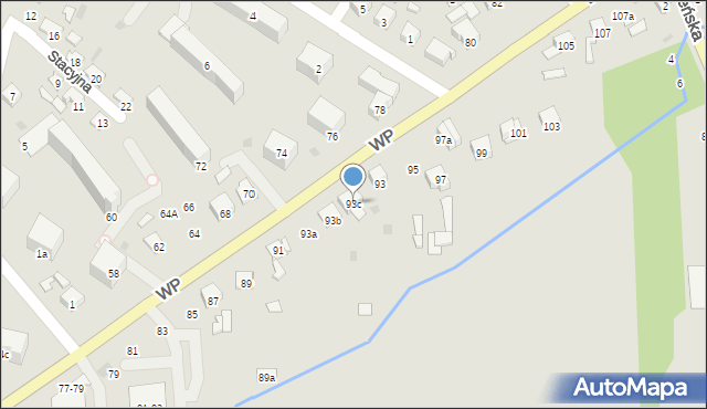Terespol, Wojska Polskiego, 93c, mapa Terespol
