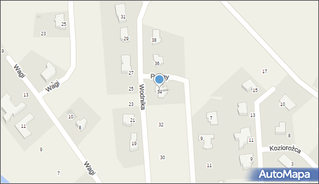 Tomaszkowo, Wodnika, 34, mapa Tomaszkowo