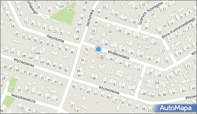 Tomaszów Lubelski, Wojtkowiaka Antoniego, 51, mapa Tomaszów Lubelski