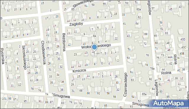 Tomaszów Mazowiecki, Wołodyjowskiego Michała, 9, mapa Tomaszów Mazowiecki