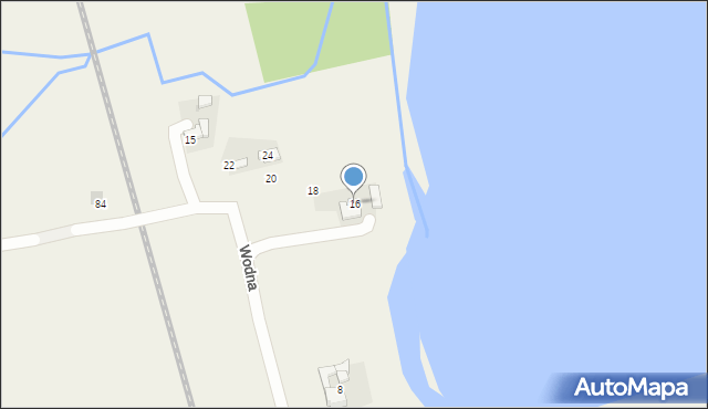 Tomice, Wodna, 16, mapa Tomice