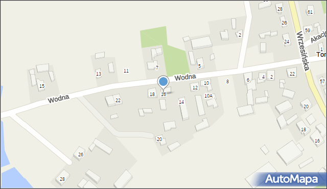 Tomice, Wodna, 16, mapa Tomice