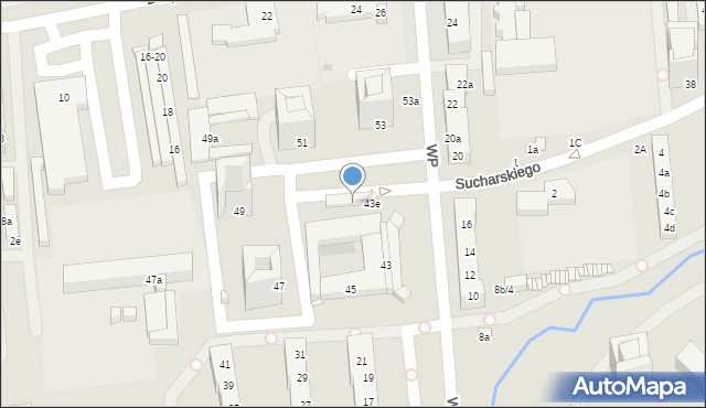 Toruń, Wojska Polskiego, 45c, mapa Torunia