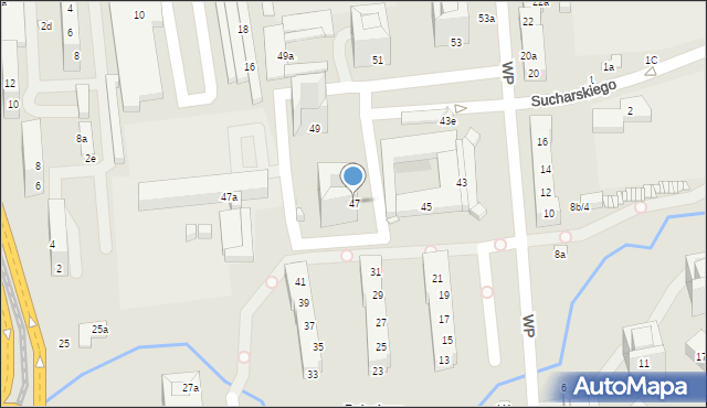 Toruń, Wojska Polskiego, 47, mapa Torunia