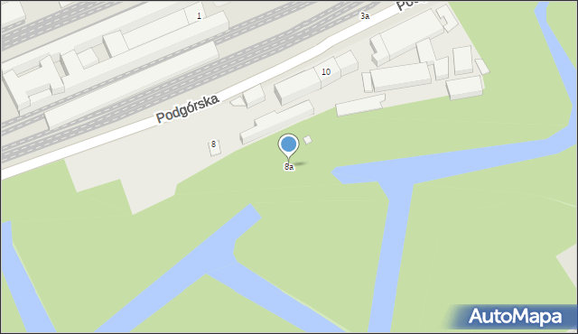 Toruń, Woyczyńskiego Stanisława, gen., 8a, mapa Torunia