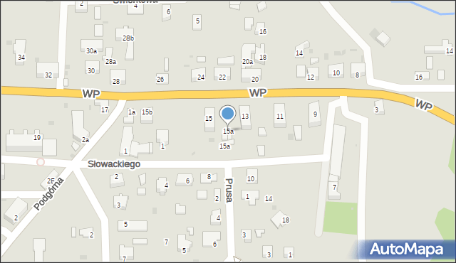 Torzym, Wojska Polskiego, 15a, mapa Torzym