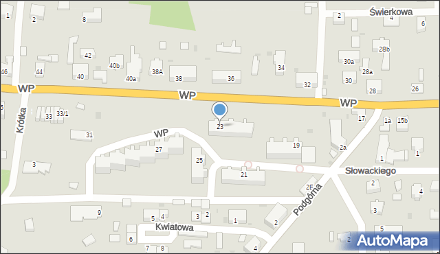 Torzym, Wojska Polskiego, 23, mapa Torzym