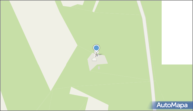 Truskawka, Wolności, 26, mapa Truskawka