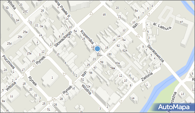 Trzebiatów, Wojska Polskiego, 22, mapa Trzebiatów