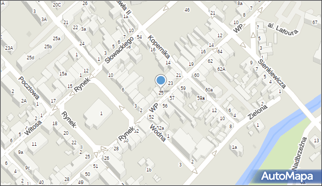 Trzebiatów, Wojska Polskiego, 25, mapa Trzebiatów