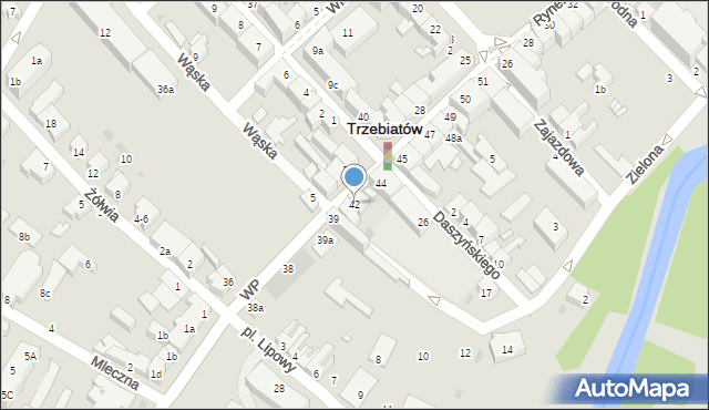 Trzebiatów, Wojska Polskiego, 42, mapa Trzebiatów