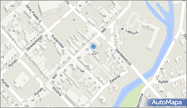 Trzebiatów, Wojska Polskiego, 62A, mapa Trzebiatów