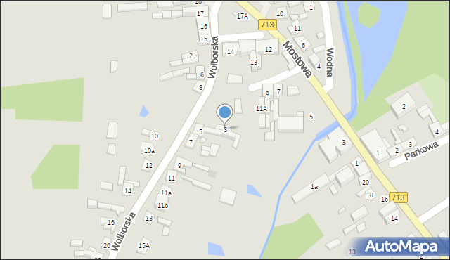 Ujazd, Wolborska, 3, mapa Ujazd