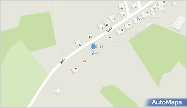 Ujście, Wojska Polskiego, 67, mapa Ujście