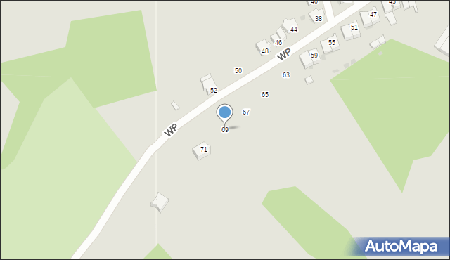 Ujście, Wojska Polskiego, 69, mapa Ujście