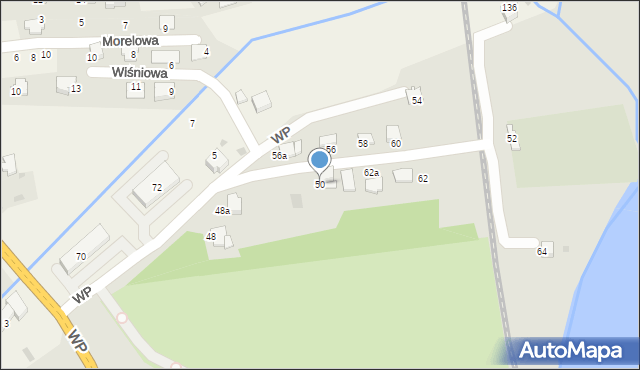 Wadowice, Wojska Polskiego, 50, mapa Wadowice