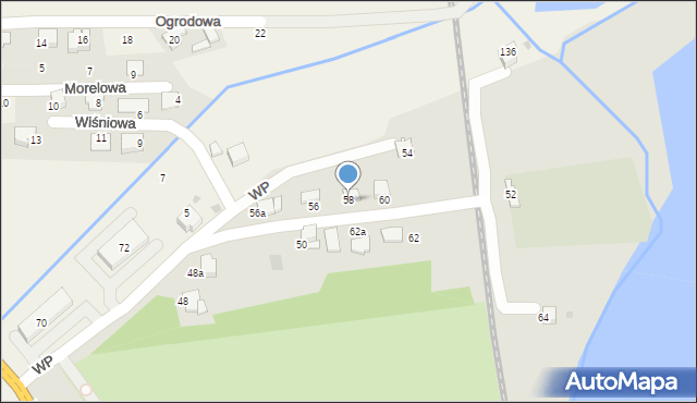 Wadowice, Wojska Polskiego, 58, mapa Wadowice