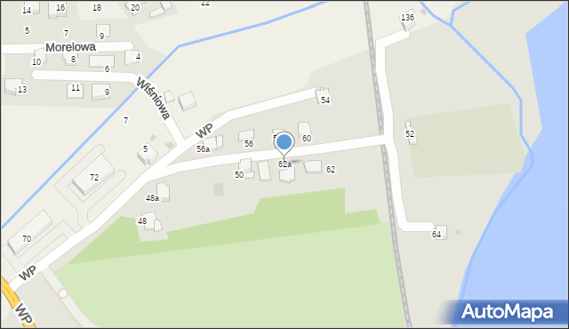 Wadowice, Wojska Polskiego, 62a, mapa Wadowice