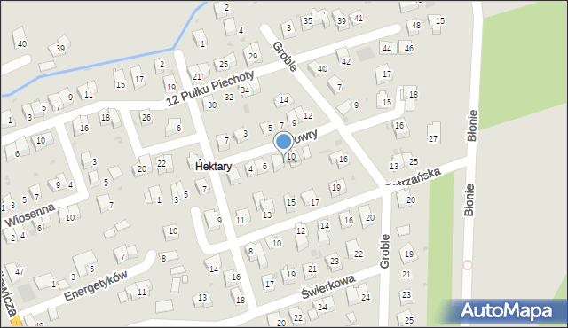 Wadowice, Wowry Jędrzeja, 8, mapa Wadowice