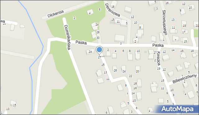 Warka, Wołodyjowskiego Michała, 17, mapa Warka