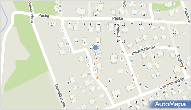 Warka, Wołodyjowskiego Michała, 18, mapa Warka