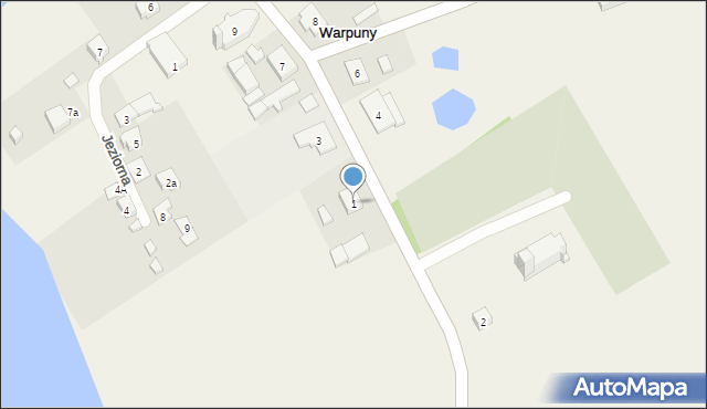 Warpuny, Wolności, 1, mapa Warpuny