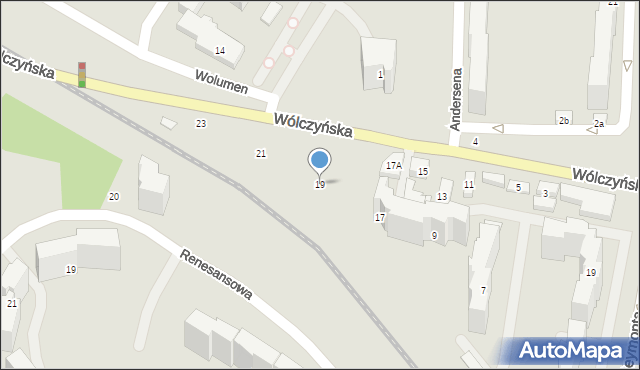 Warszawa, Wólczyńska, 19, mapa Warszawy