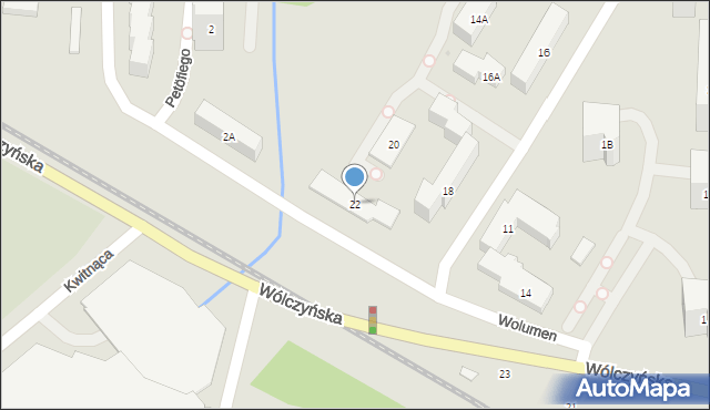 Warszawa, Wolumen, 22, mapa Warszawy