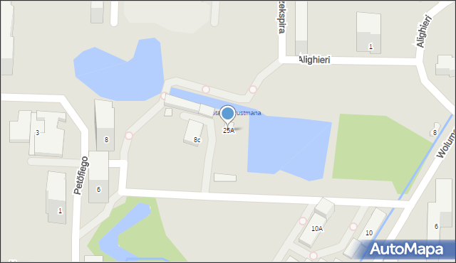 Warszawa, Wolumen, 25A, mapa Warszawy