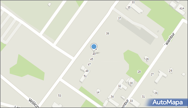 Warszawa, Wóycickiego Kazimierza, 43, mapa Warszawy