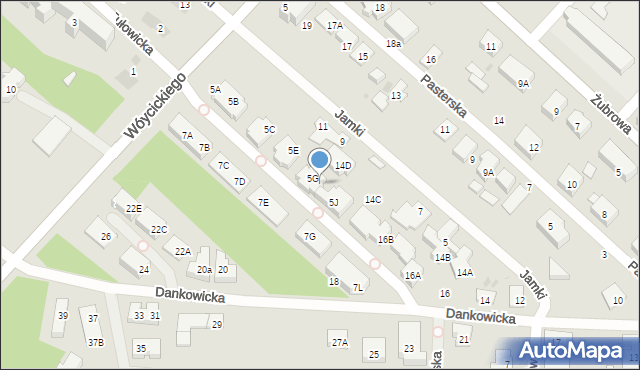 Warszawa, Wóycickiego Kazimierza, 5H, mapa Warszawy