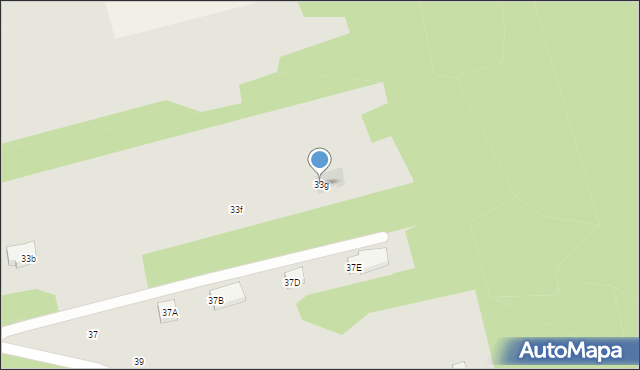 Warszawa, Wojdyńska, 33g, mapa Warszawy