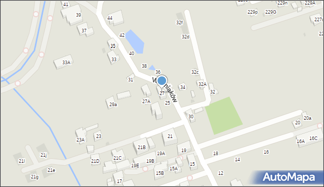 Warszawa, Wodniaków, 27, mapa Warszawy