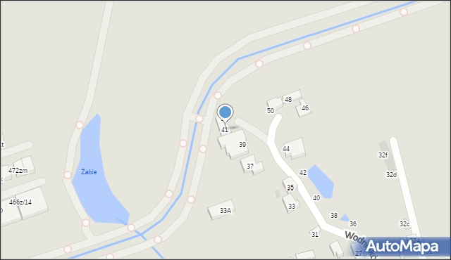 Warszawa, Wodniaków, 41, mapa Warszawy