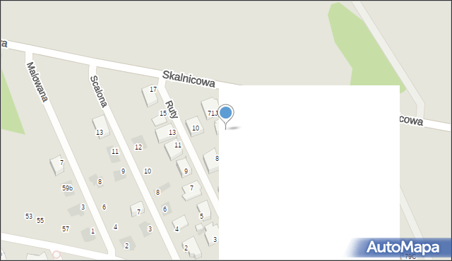 Warszawa, Wojtyszki Wacława, 71H, mapa Warszawy