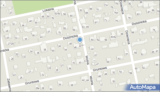 Warszawa, Wolna, 11, mapa Warszawy