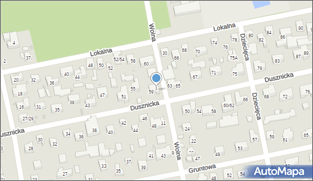 Warszawa, Wolna, 13, mapa Warszawy