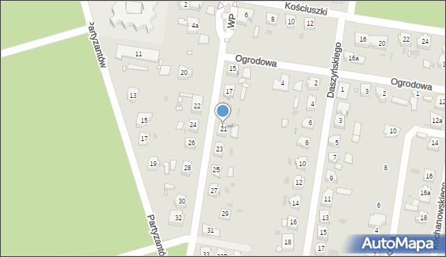 Węgliniec, Wojska Polskiego, 21, mapa Węgliniec