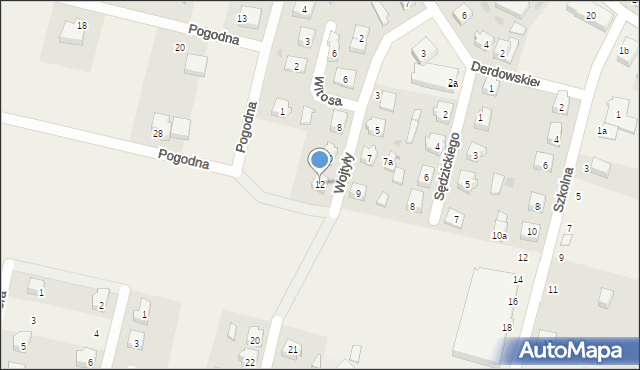 Wielki Klincz, Wojtyły Karola, kard., 12, mapa Wielki Klincz
