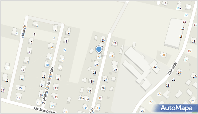 Wielki Klincz, Wojtyły Karola, kard., 24, mapa Wielki Klincz