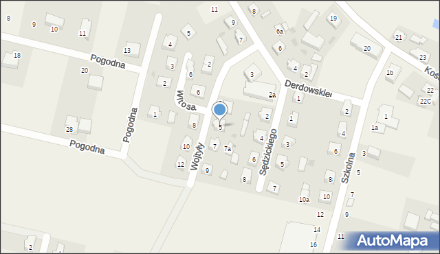 Wielki Klincz, Wojtyły Karola, kard., 5, mapa Wielki Klincz