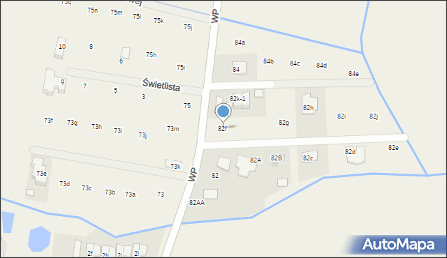 Wilcza Góra, Wojska Polskiego, 82f, mapa Wilcza Góra