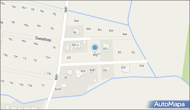 Wilcza Góra, Wojska Polskiego, 82g, mapa Wilcza Góra