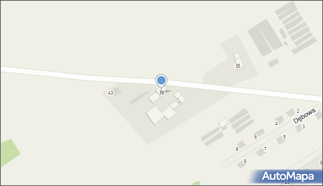 Włoszakowice, Wolności, 39, mapa Włoszakowice