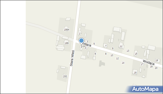 Wodąca, Wodąca, 2, mapa Wodąca