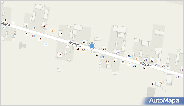 Wodąca, Wodąca, 22, mapa Wodąca
