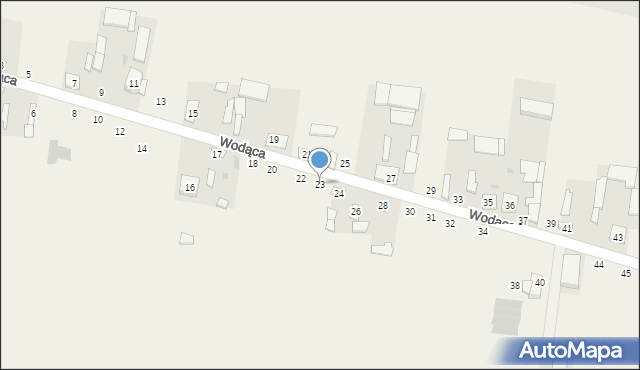 Wodąca, Wodąca, 23, mapa Wodąca